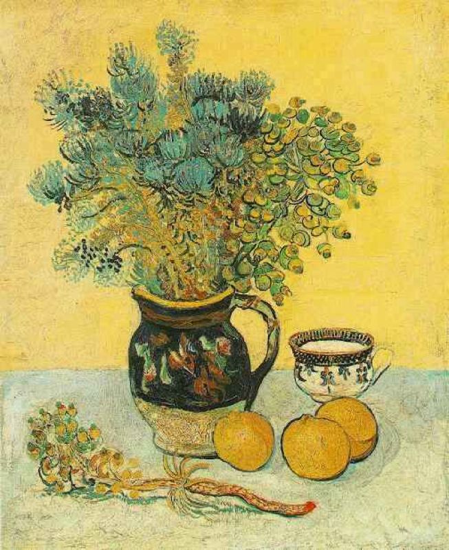 1888 still life - majolica jug with wildflowers.jpg